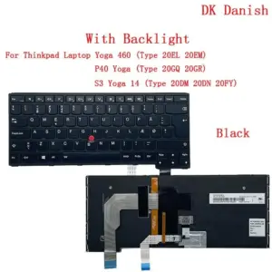 Lenovo Thinkpad Backlit Keyboard for Yoga 14 & P40 32 87bb1076 no logo
