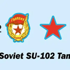 Soviet SU-102 Tank Destroyer Plastic Model Kit 18 87caa4a2 upscaled