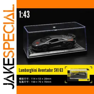 Lamborghini Aventador SVJ 63 Scale Model Display
