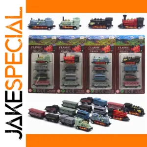 Mini Auto Classic Steam Locomotive Model Set