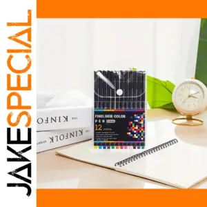 Set of 12 Vibrant Fine Point Markers
