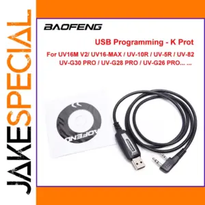 Baofeng UV-5R USB Programming Cable
