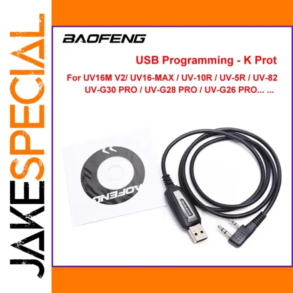 Baofeng UV-5R USB Programming Cable