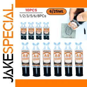 6/25ml Epoxy Resin AB Glue for Metal Repair