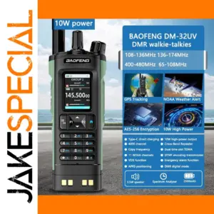 BAOFENG DM32 Walkie Talkie with GPS 10W
