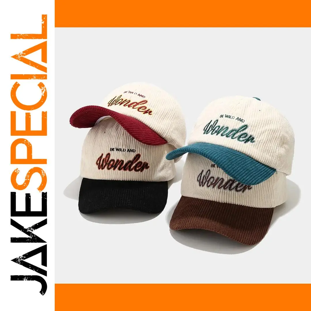 Unisex Corduroy Winter Baseball Cap 1 Unisex Corduroy Winter Baseball Cap