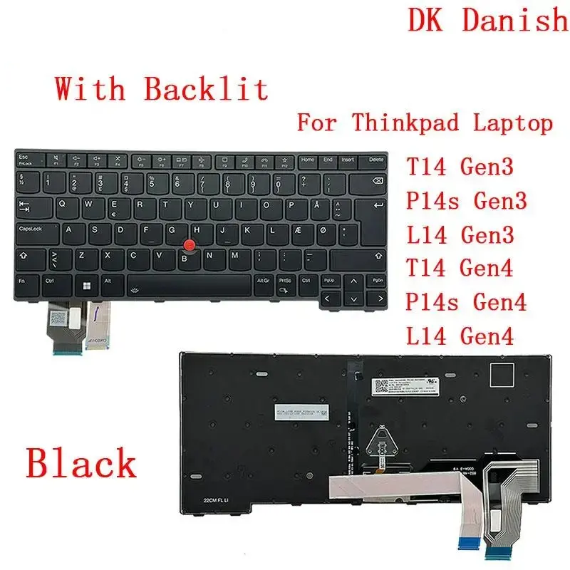 Lenovo ThinkPad Backlit Keyboard for T14 P14s L14 8 Lenovo ThinkPad Backlit Keyboard for T14 P14s L14 - Image 8
