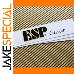 3 Piece ESP Custom Guitar Headstock Decal Set
