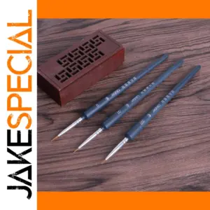 3Pcs Fine Detail Paint Brushes Set 0/00/000