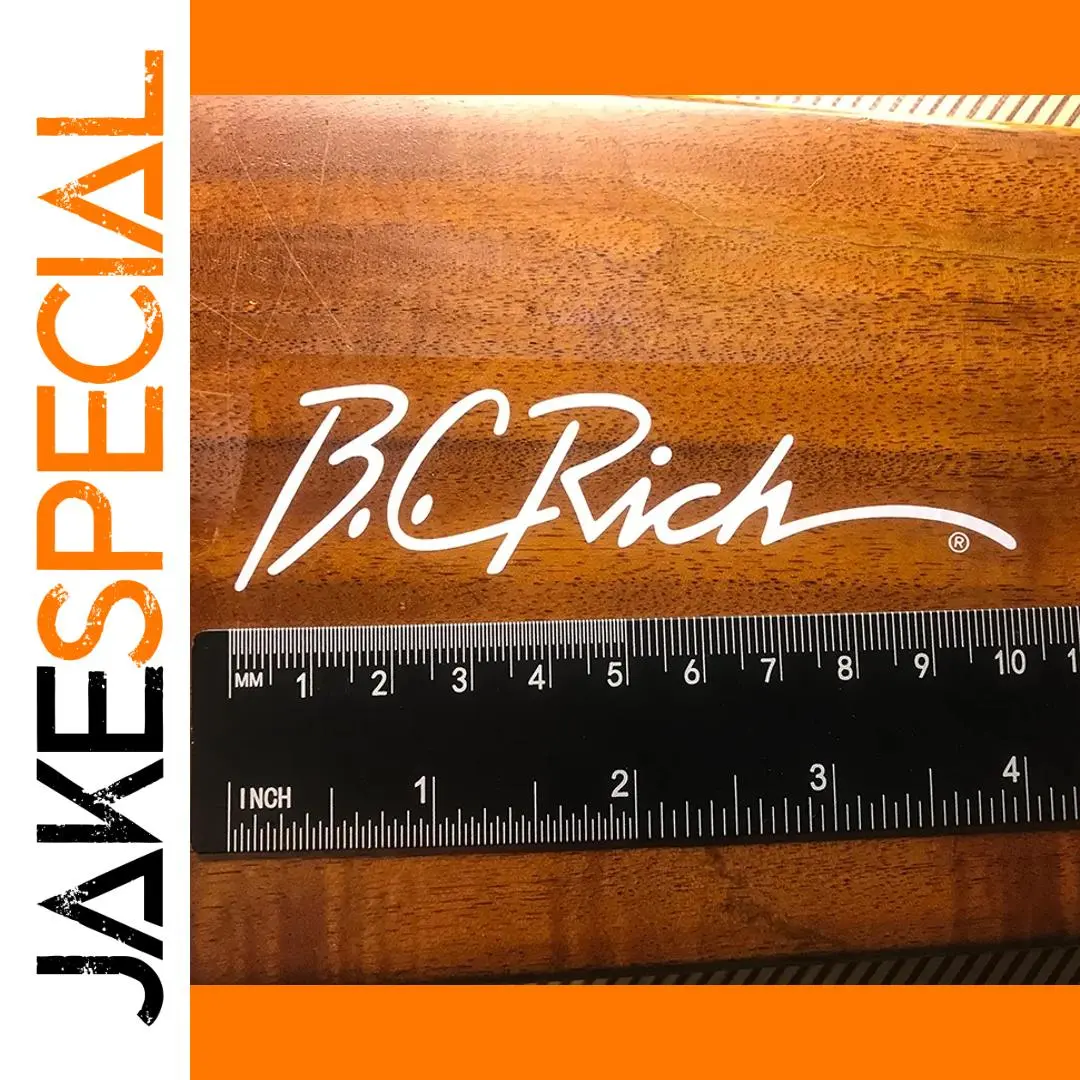 Set of 3 B.C. Rich Guitar Headstock Decals 1 Set of 3 B.C. Rich Guitar Headstock Decals