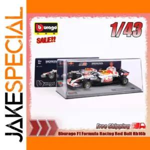 Bburago 1:43 Red Bull Rb16b Diecast F1 Model