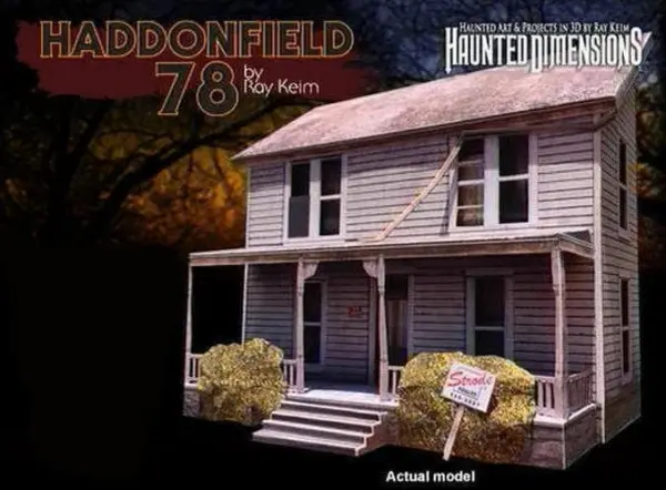Haunted House 3D Paper Model Kit - Image 5