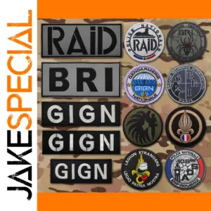 Big GIGN RAID BRI Tactical Patch for Gear