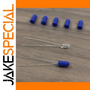 Blue Rubber Covers Caps for 3mm Wheat Bulbs