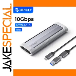 Orico 1.8" M.2 NVMe SSD Aluminum Case 8TB