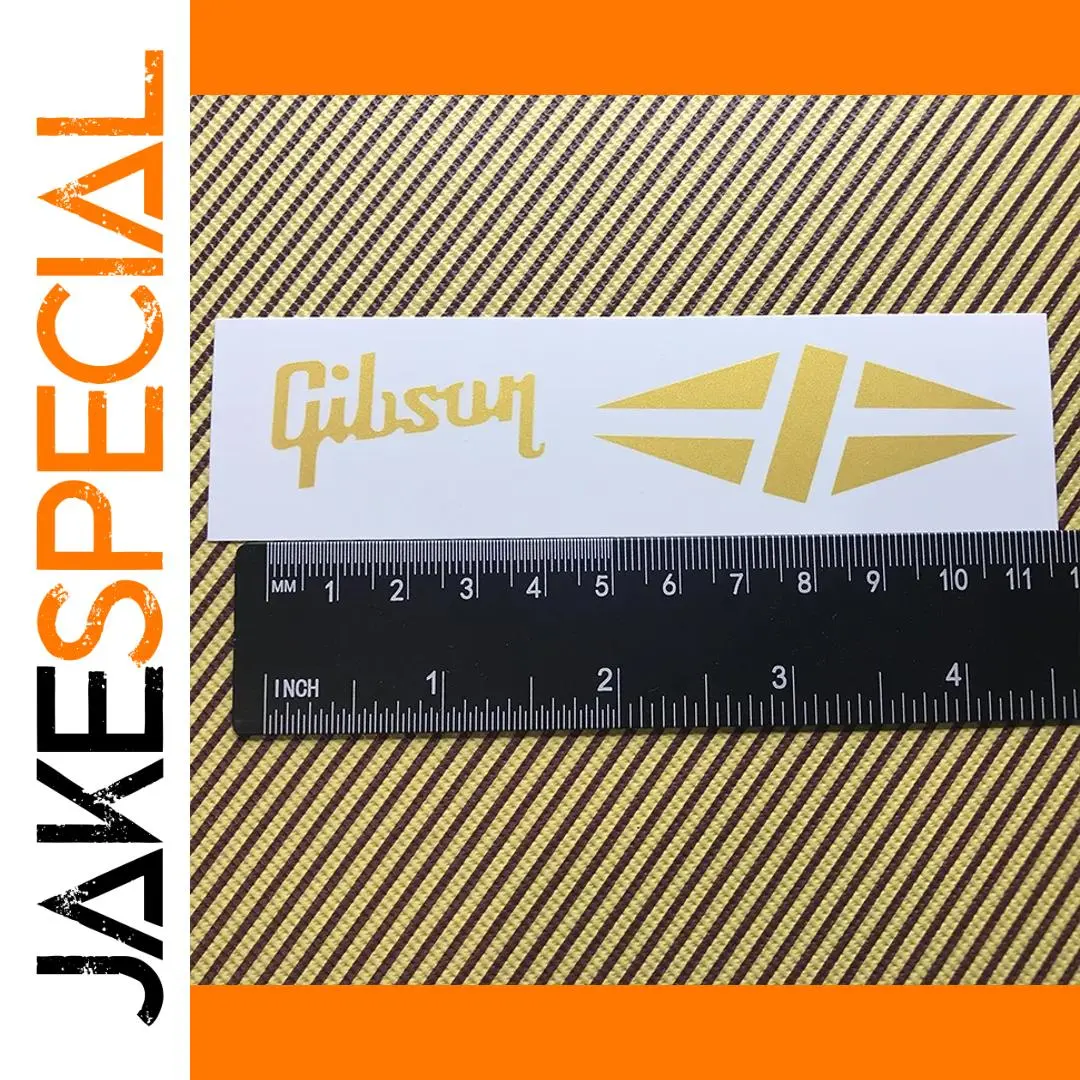 Gibson Logo Guitar Headstock Decal Set of 3 1 Gibson Logo Guitar Headstock Decal Set of 3
