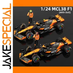 McLaren MCL38 1/24 Scale Model with Drivers