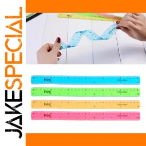 30cm Flexible Multi-Color Ruler for Students