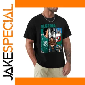 Algeria Graphic Men's Cotton T-Shirt