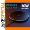30W Wireless Charger for iPhone and Samsung