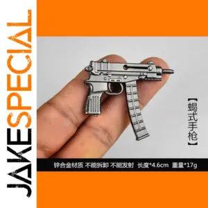 1/6 Scale Miniature Submachine Gun Model