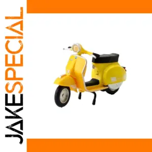 1:18 Scale Yellow Classic Scooter Model