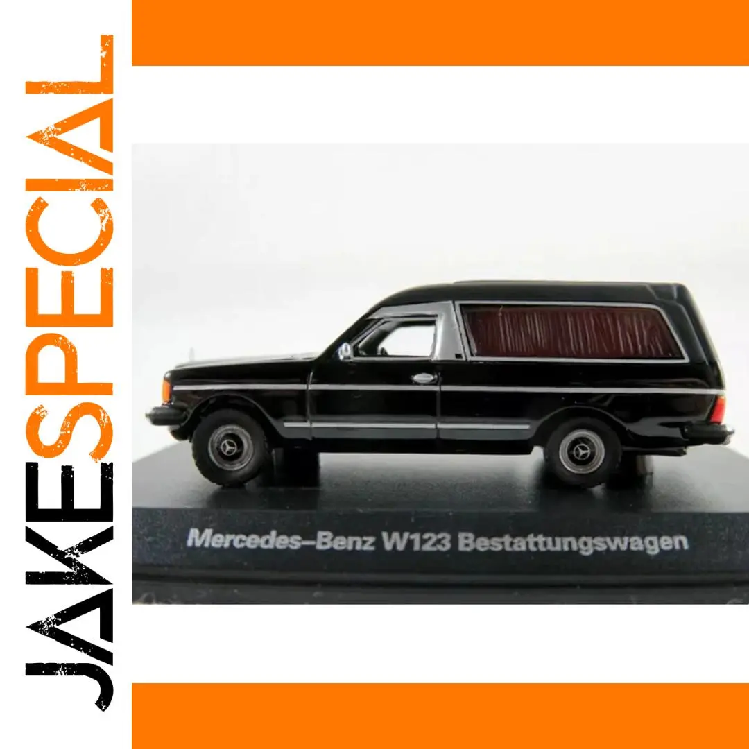 German Resin Benz W123 1:87 Model Car 1 German Resin Benz W123 1:87 Model Car