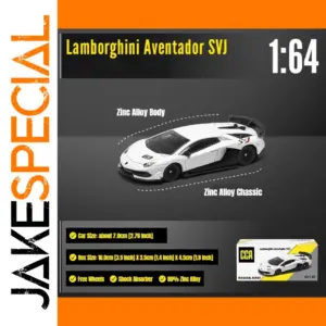 1:64 Lamborghini Aventador SVJ Diecast Model Car