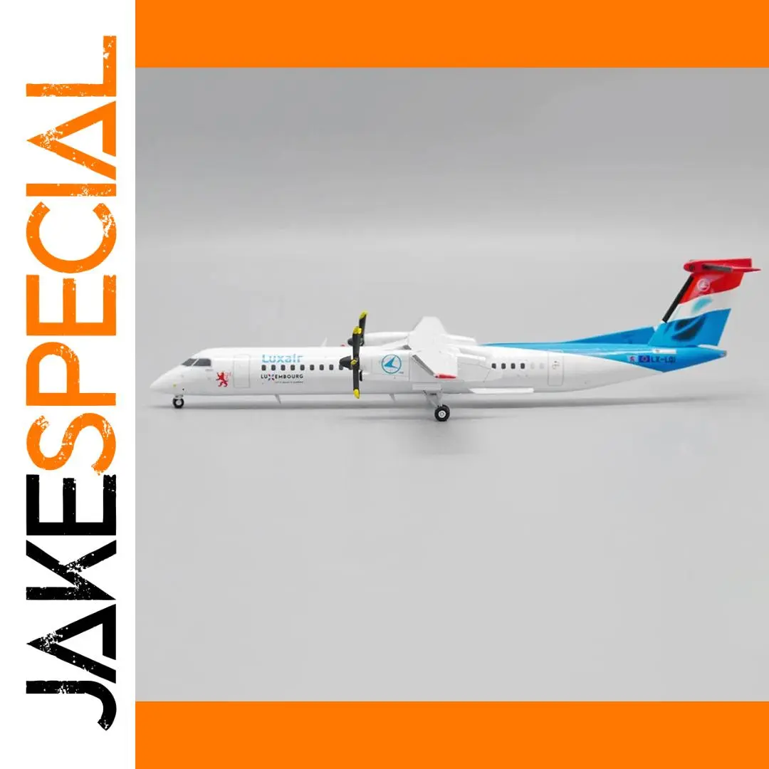 Diecast 1:200 Luxair Dash 8 Q400 Model 1 Diecast 1:200 Luxair Dash 8 Q400 Model