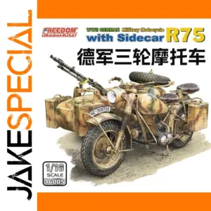 WWII German Motorcycle Model Kit 1/16 Scale