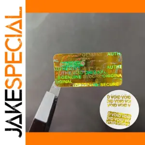 Gold Hologram Tamper Proof Stickers, 600 Pack
