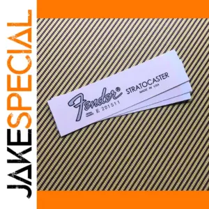 3Pcs Fender Stratocaster Headstock Decals Set