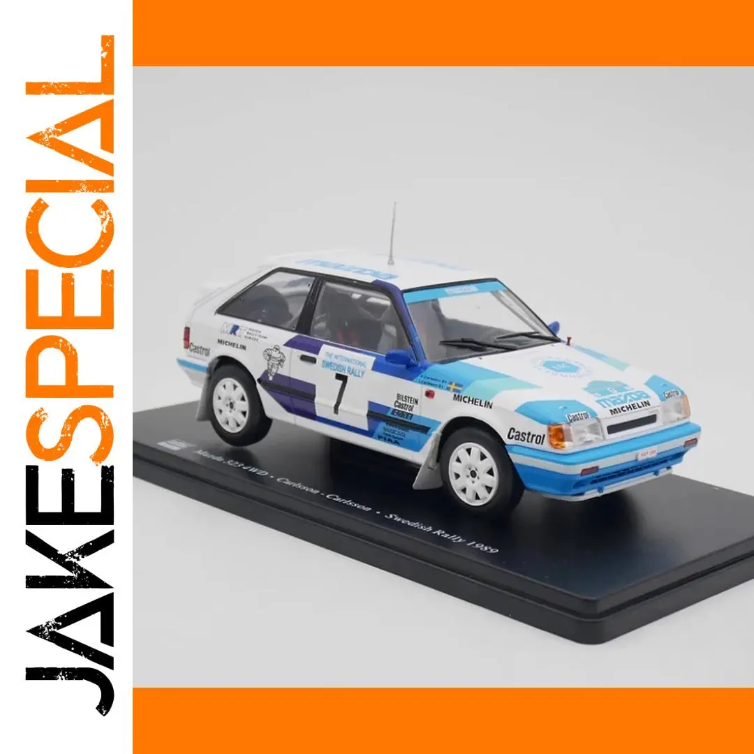 Mazda 323 4WD WRC 1989 Diecast Model 1:24 1 Mazda 323 4WD WRC 1989 Diecast Model 1:24