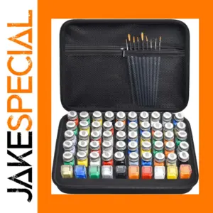 Testors Model Paint Storage Case with 9 Brushes