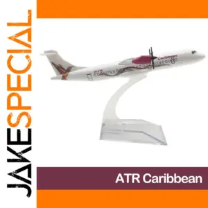 ATR Caribbean Model Airplane with Stand