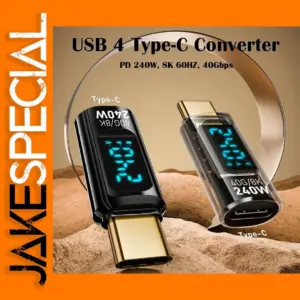 USB4 240W PD Charging & Data Adapter for USB-C Devices