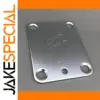 Fender Chrome Guitar Neck Plate with Engraved Design