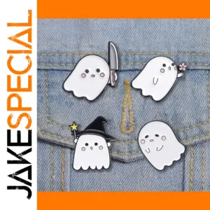 Cute Ghost Enamel Pin for Bags and Jackets