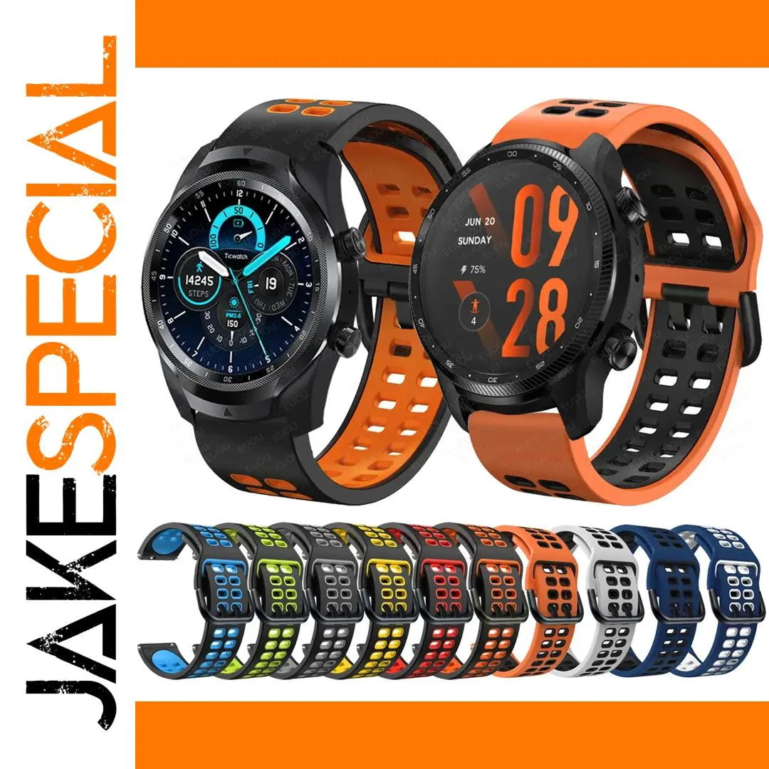 Sport Silicone Watchband for TicWatch Pro Series 1 Sport Silicone Watchband for TicWatch Pro Series