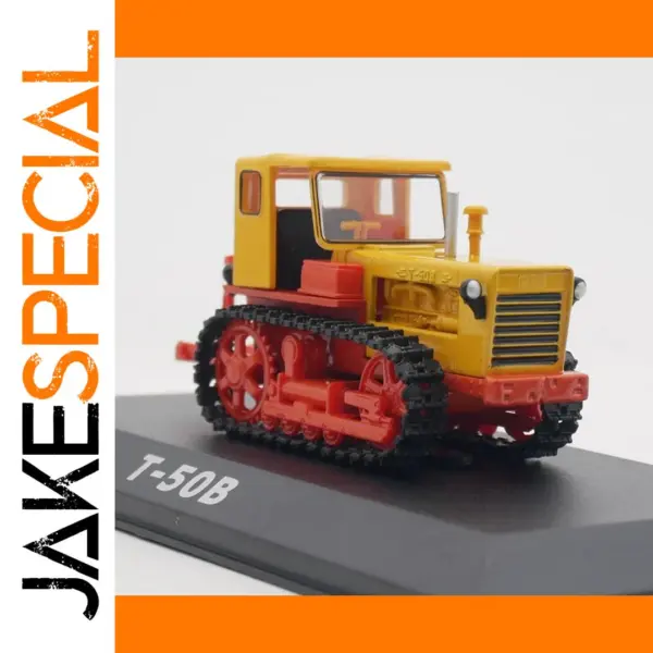 1:43 Scale T-50B Soviet Crawler Tractor Alloy Model