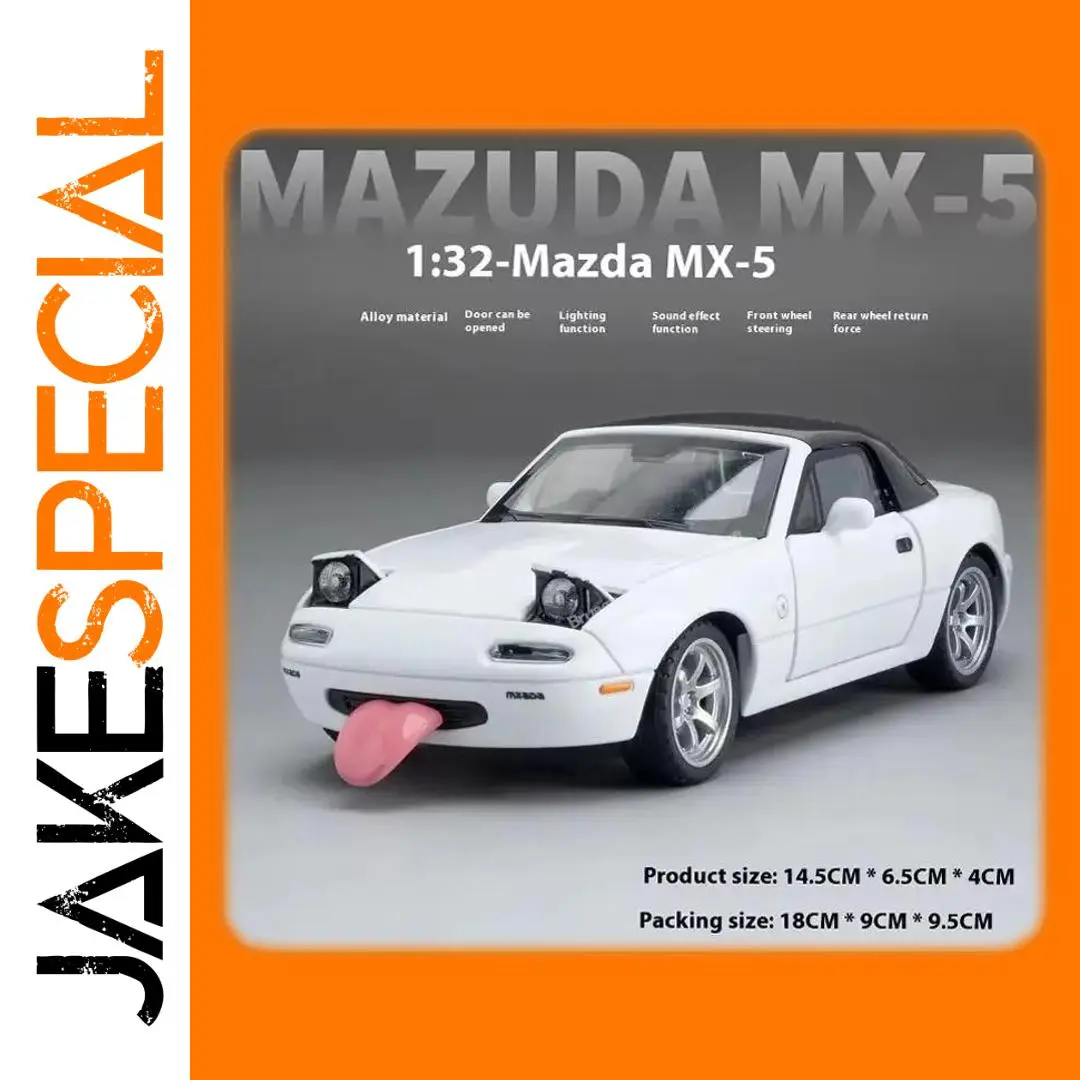 1:32 Scale Mazda MX5 Alloy Model Car 1 1:32 Scale Mazda MX5 Alloy Model Car