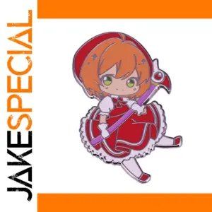 Card Captor Sakura Brooch Kinomoto Wand Pin