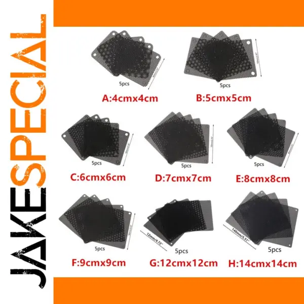 5PCS Black Mesh Sheets for Crafting & Baking