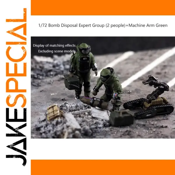 1/72 Bomb Disposal Expert Set with Robot Arm