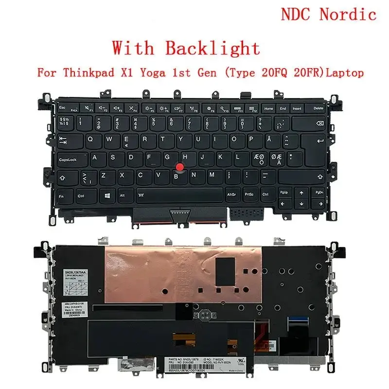 Backlit Keyboard for Lenovo X1 Yoga 1st Gen 10 Backlit Keyboard for Lenovo X1 Yoga 1st Gen - Image 10