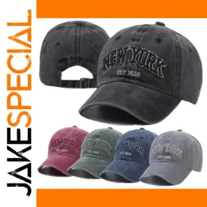 2025 Unisex New York Washed Cotton Cap