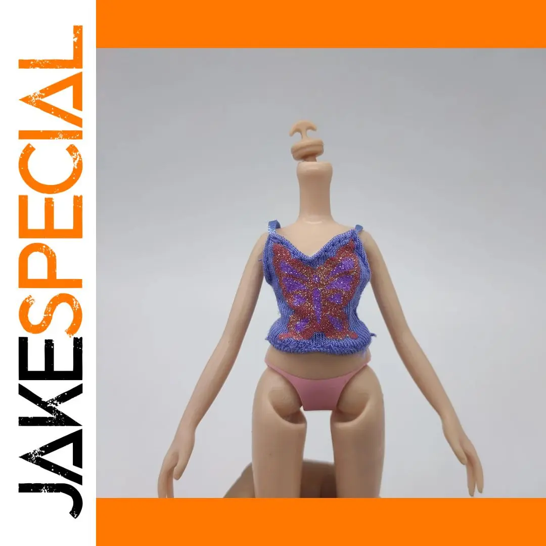 Bratz Doll Fashion Top 1/6 Scale Butterfly Design 1 Bratz Doll Fashion Top 1/6 Scale Butterfly Design