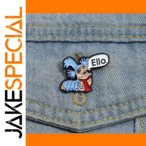 Labyrinth Ello Worm Cartoon Enamel Pins