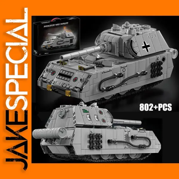 World War 2 Maus Tank Building Blocks Set