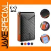 Carbon Fiber RFID Men Wallet Model W2108A1